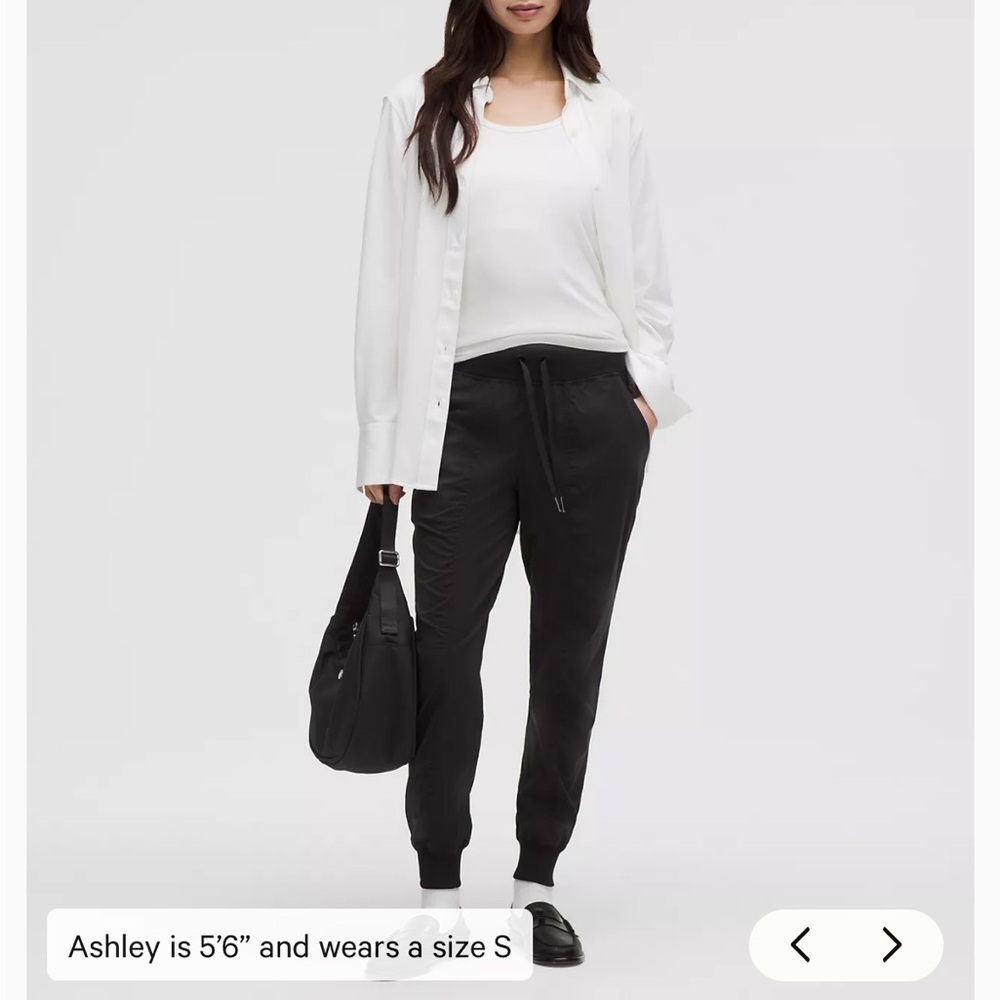lululemon athletica black joggers